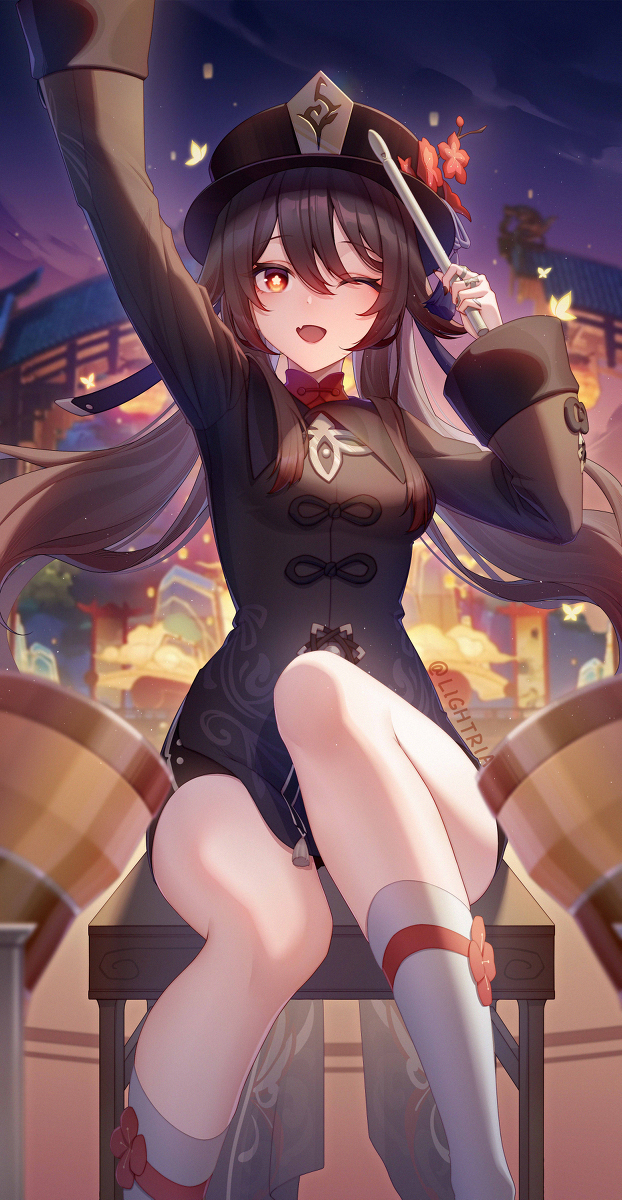 This is a pixiv picture whose title is 胡桃-彩切りて、虹を映ずる.