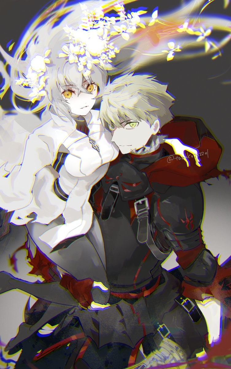 This is a pixiv picture whose title is プサぐだ♀　オルタver..