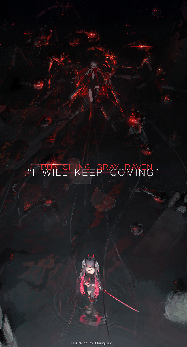 This is a pixiv picture whose title is “I WILL KEEP COMING”.