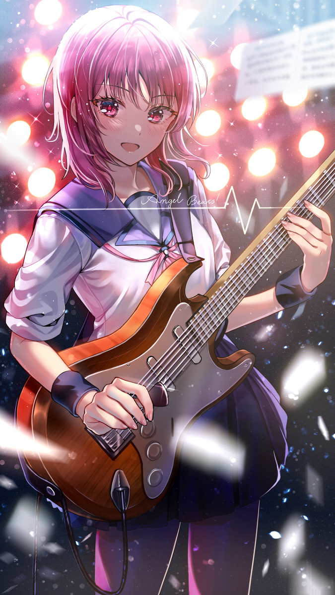 This is a pixiv picture whose title is 岩沢まさみ🎸.