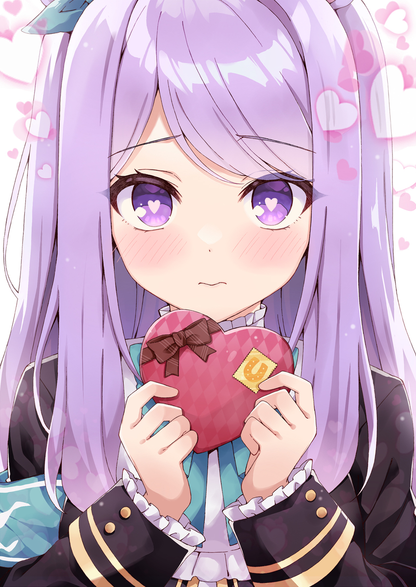 This is a pixiv picture whose title is バレンタインな照れマックイーン！.