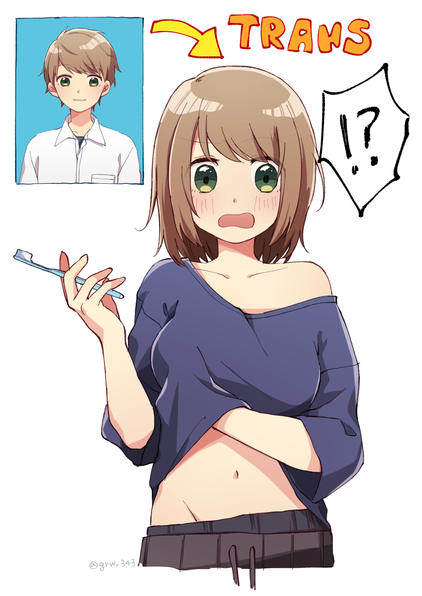 This is a pixiv picture whose title is 目が覚めたら女の子になってた男の子.