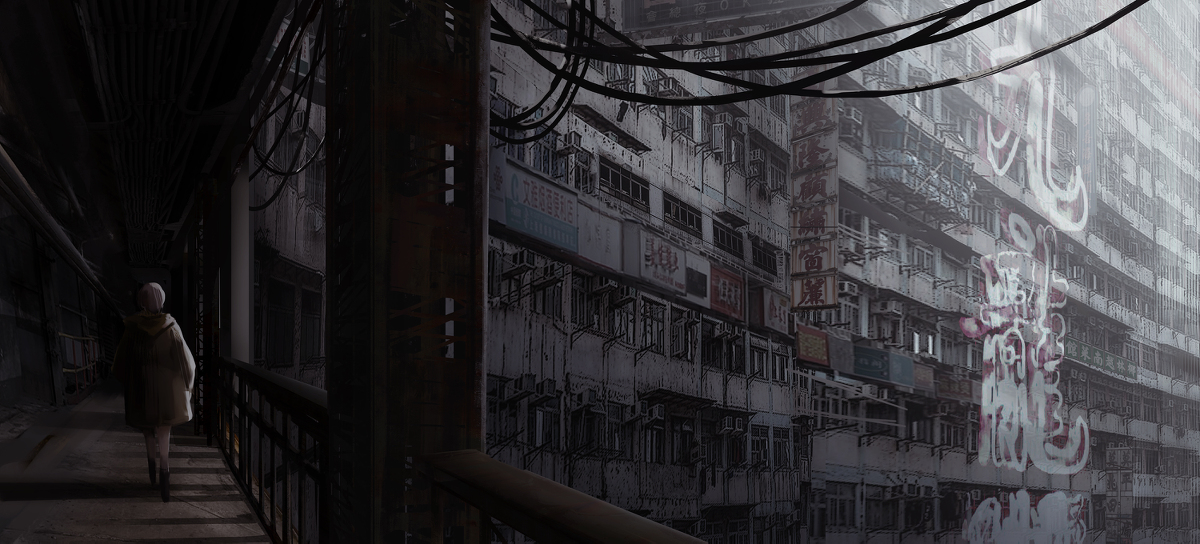 This is a pixiv picture whose title is 九龍.