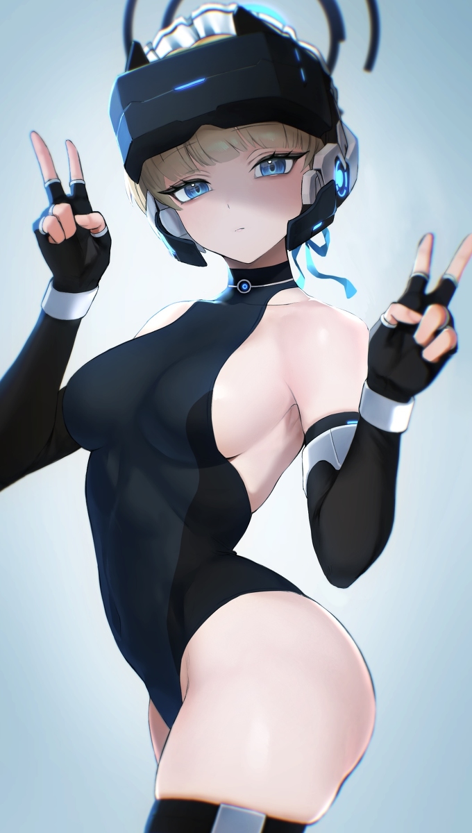 This is a pixiv picture whose title is ピースピース.