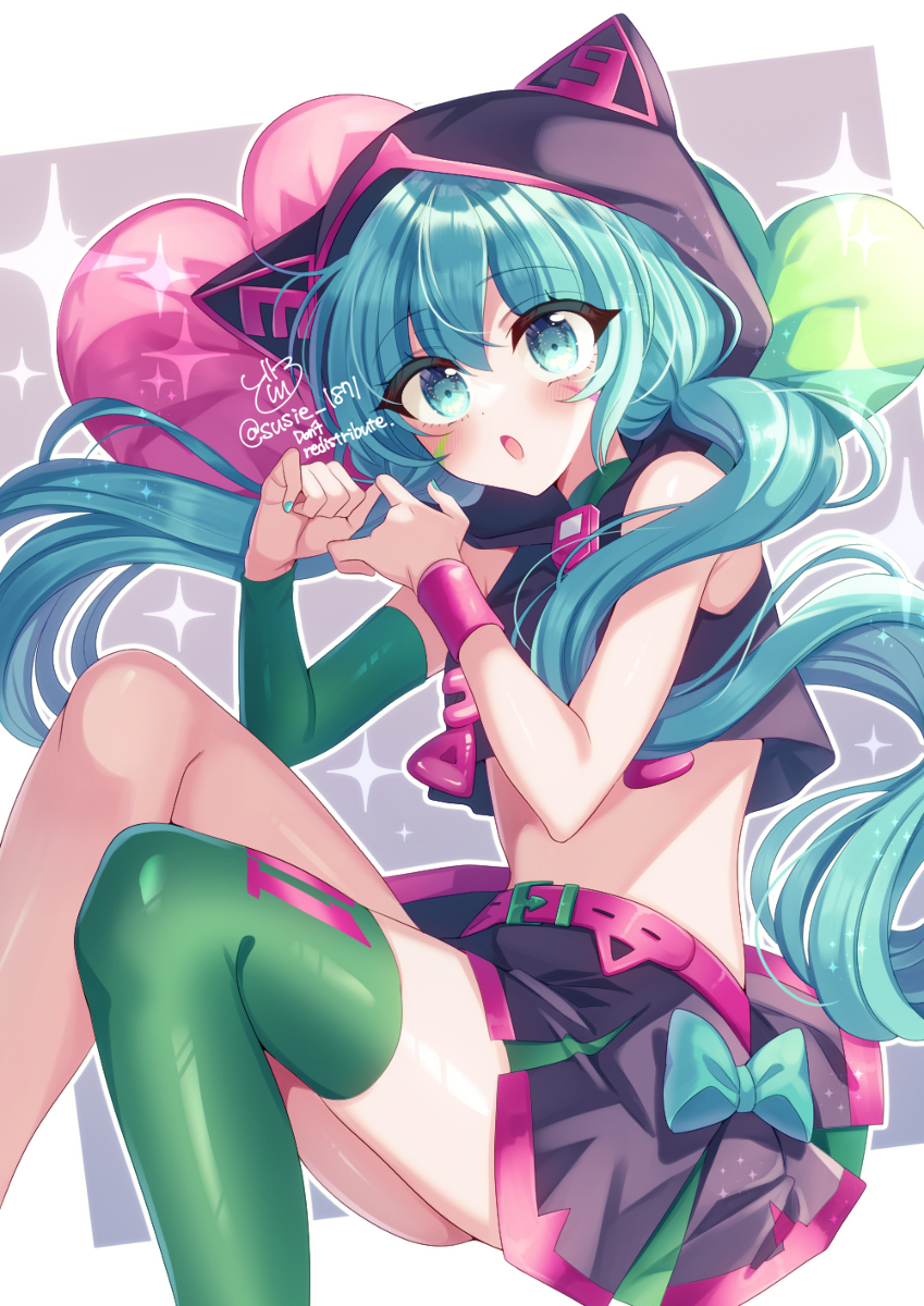 This is a pixiv picture whose title is 猫の日ミクさん.