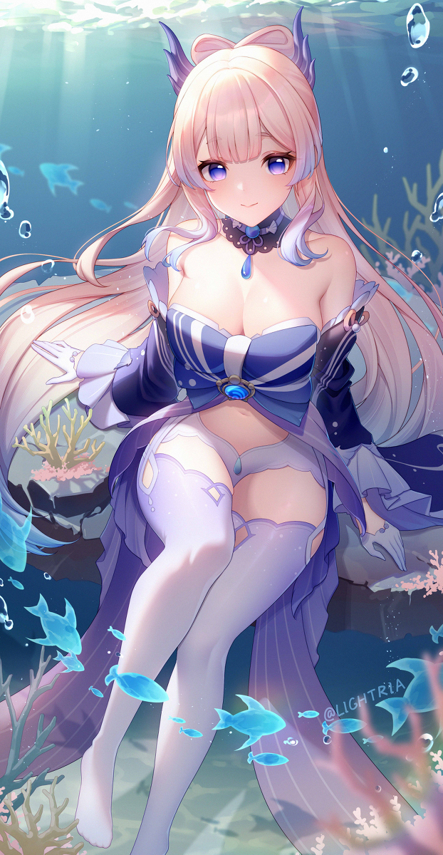 This is a pixiv picture whose title is 心海お誕生日おめでとう🍰.