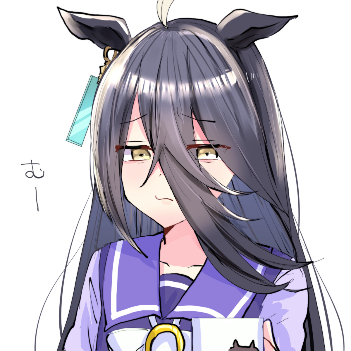 This is a pixiv picture whose title is タキオンSRのカフェ.
