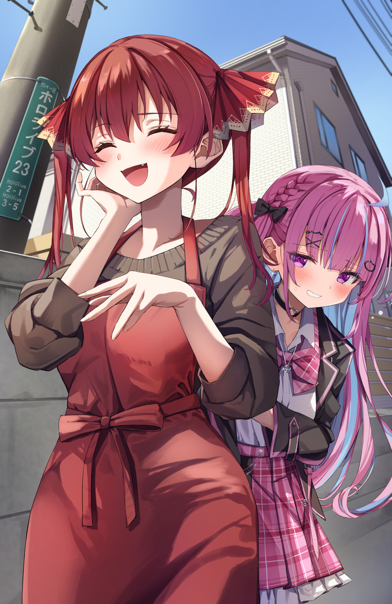 This is a pixiv picture whose title is 井戸端会議.