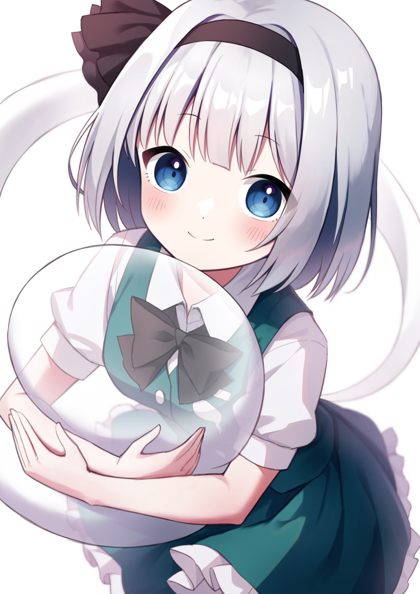 This is a pixiv picture whose title is 半霊をぎゅっとしたい.