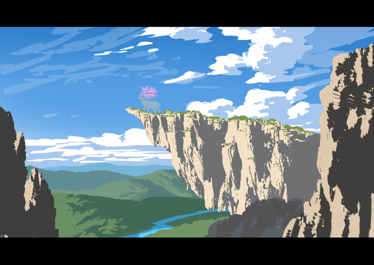 This is a pixiv picture whose title is 春を告げる　ラフ.