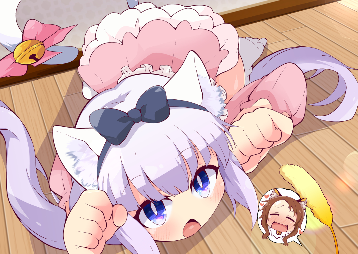 This is a pixiv picture whose title is 猫の日カンナさん.