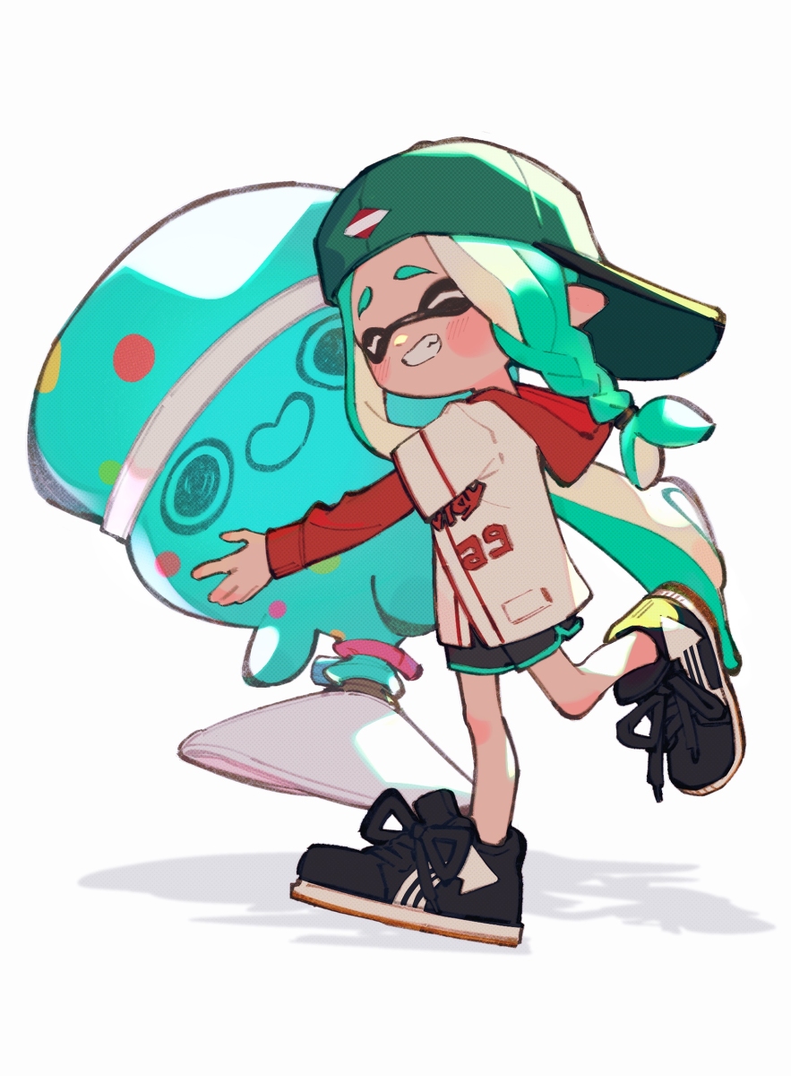 This is a pixiv picture whose title is デコイチラシ🦑.