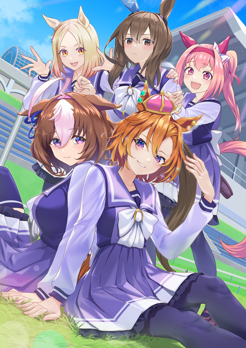 This is a pixiv picture whose title is 同期.