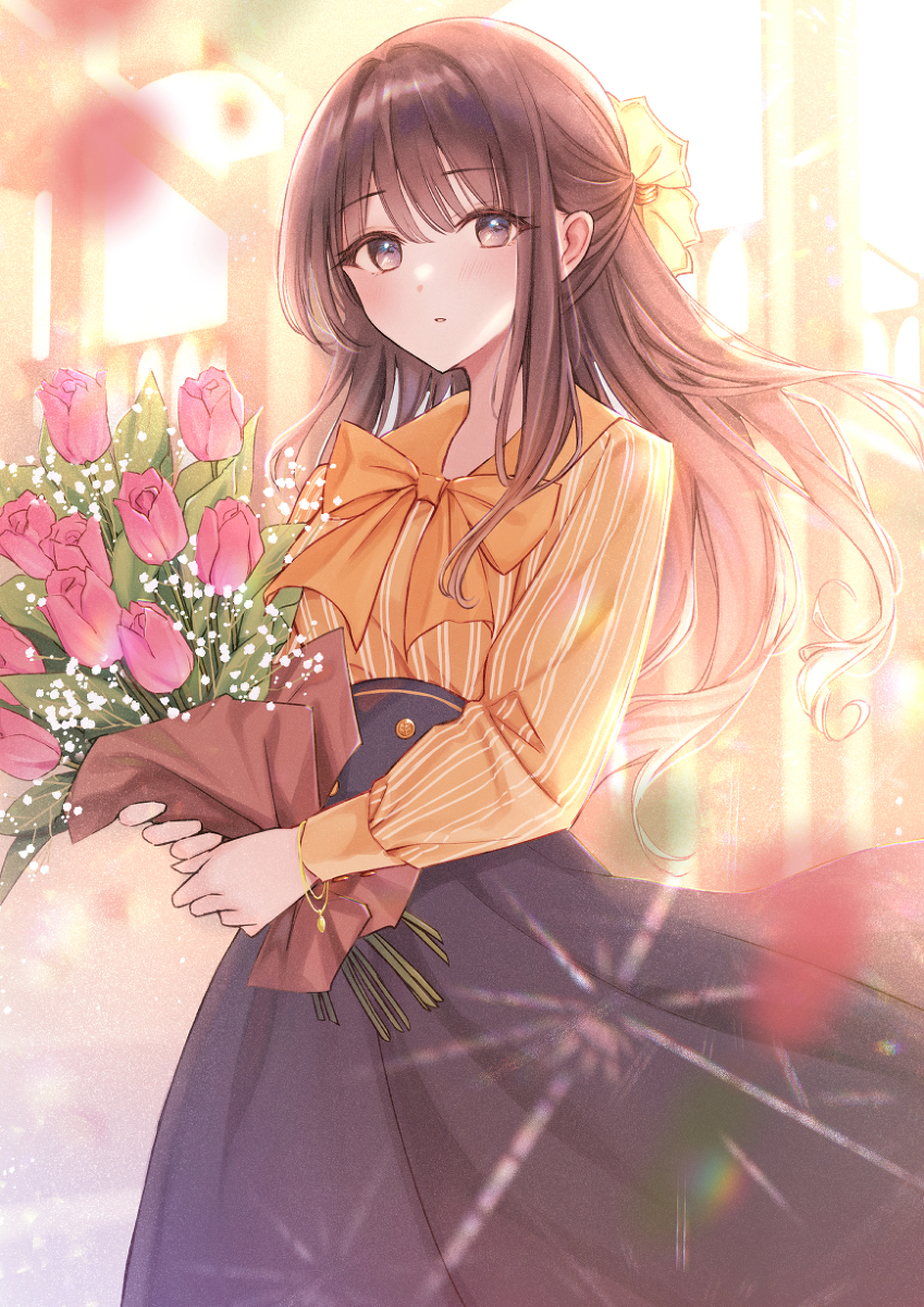 This is a pixiv picture whose title is 🌷.