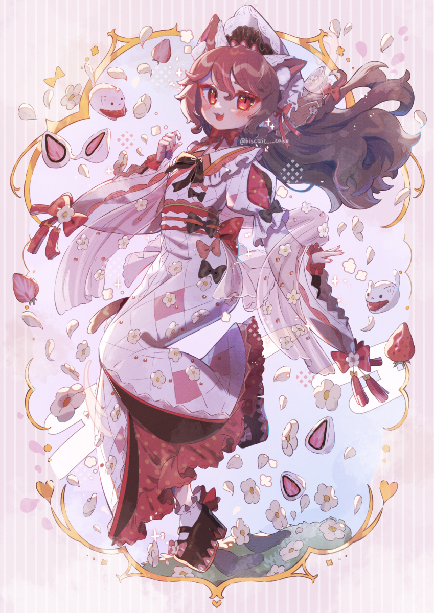 This is a pixiv picture whose title is 🍓×🌼.