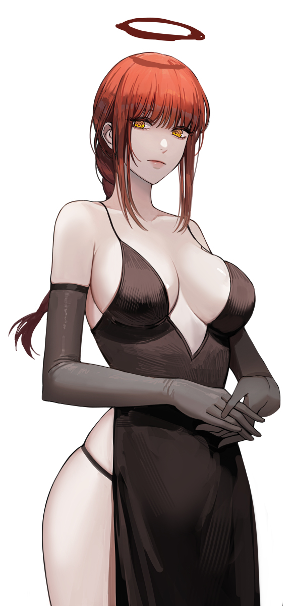 This is a pixiv picture whose title is makima.