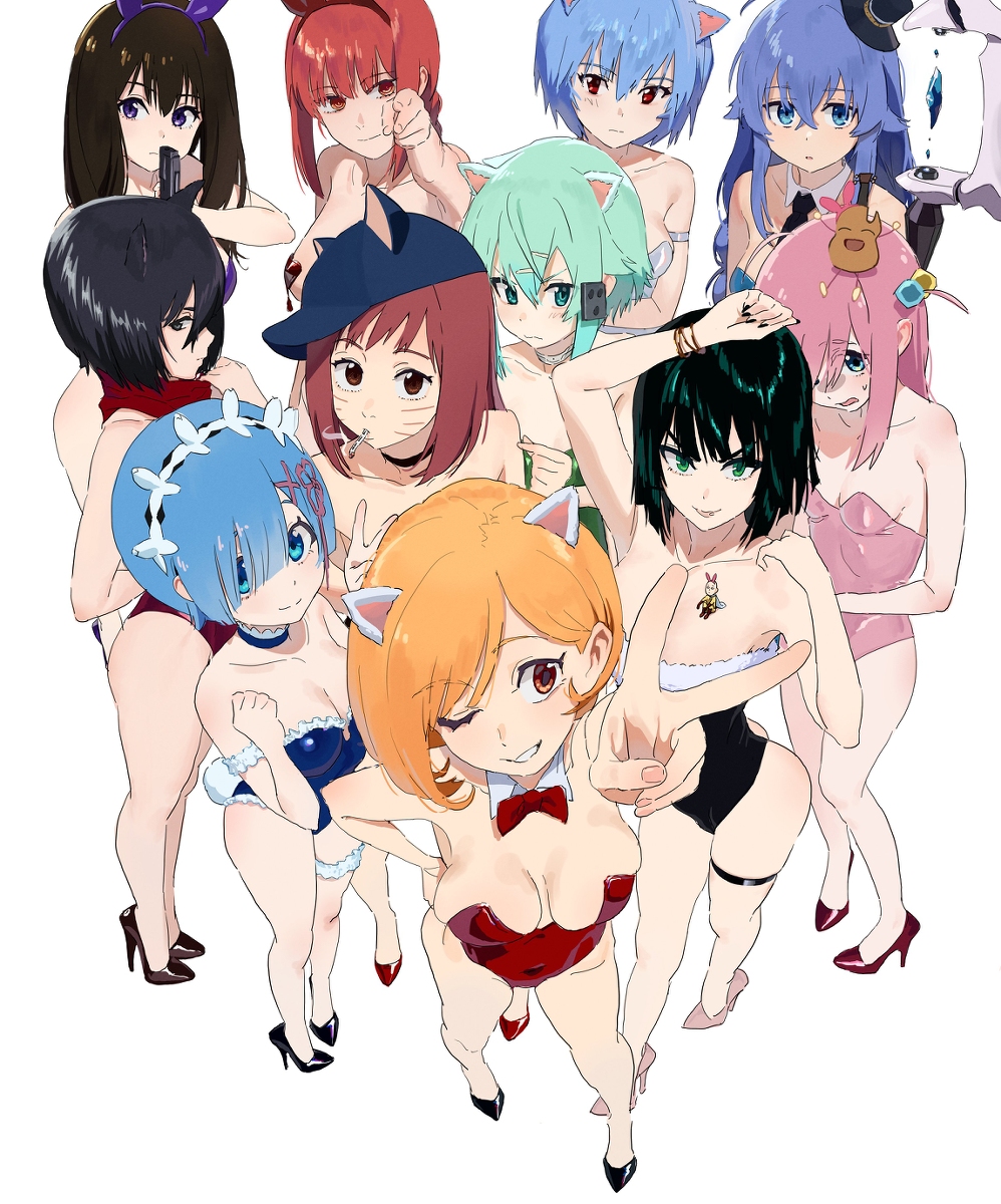 This is a pixiv picture whose title is My favorite girls in suits ❤️.
