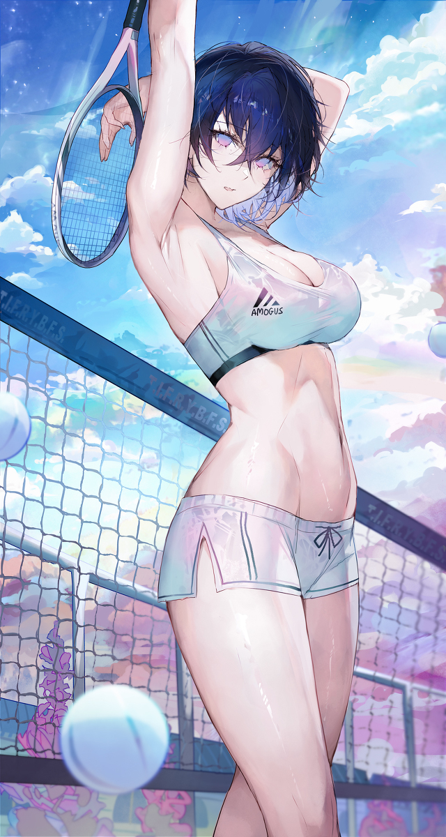 This is a pixiv picture whose title is 背景練習.