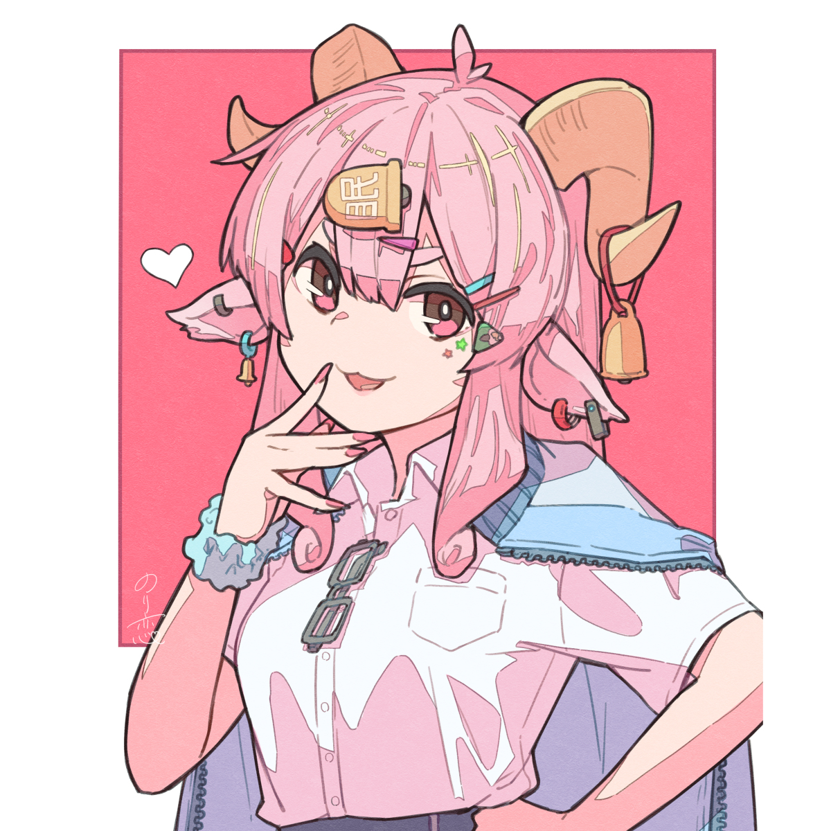 This is a pixiv picture whose title is ♡🐑.