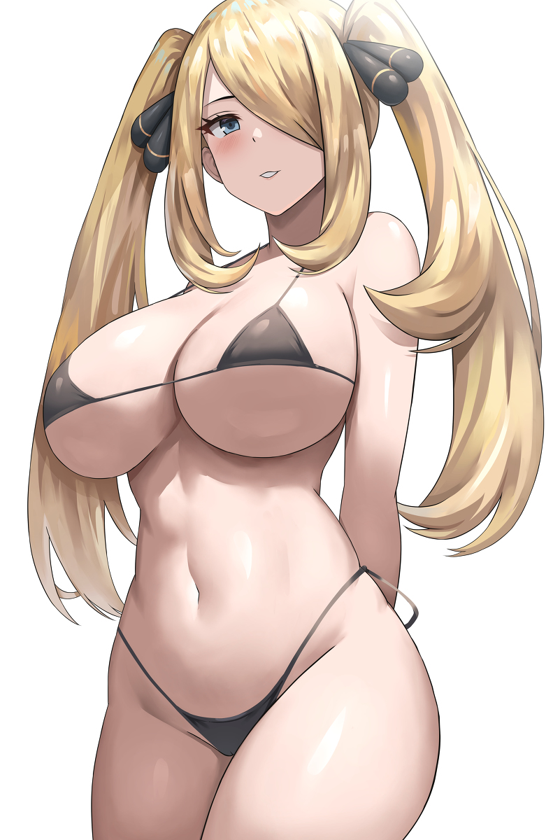 This is a pixiv picture whose title is シロナ2.