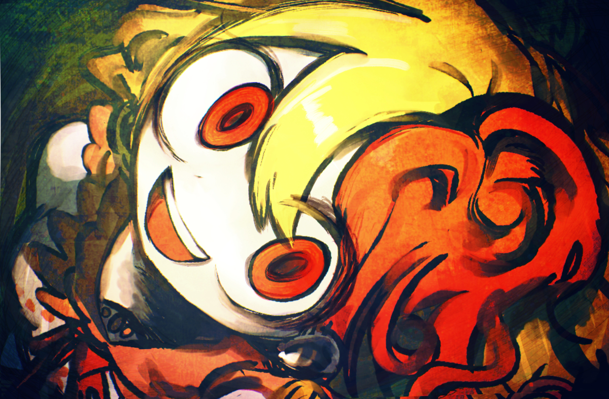 This is a pixiv picture whose title is 月曜日.