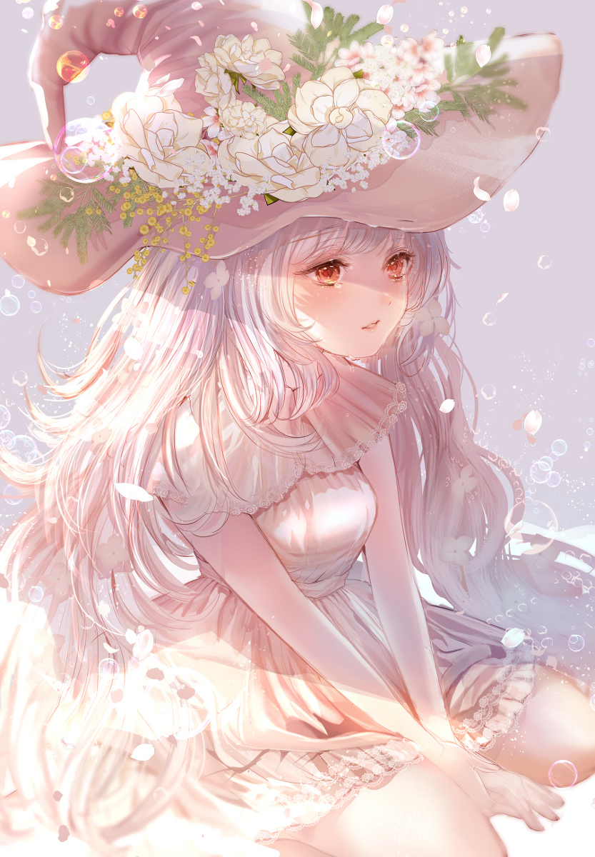 This is a pixiv picture whose title is 春忘れ.
