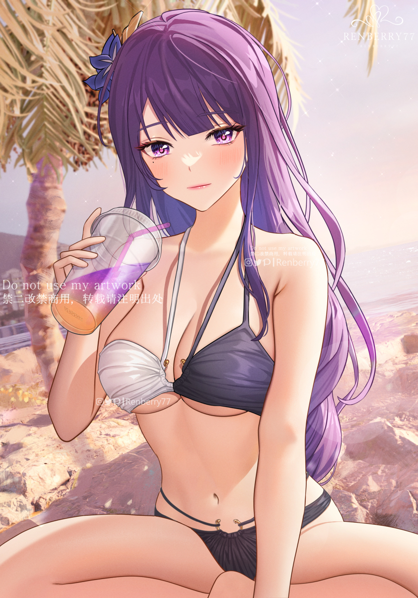 This is a pixiv picture whose title is Beach.