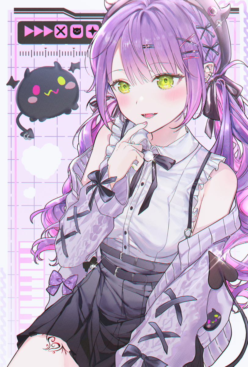 This is a pixiv picture whose title is トワ様👾💜.