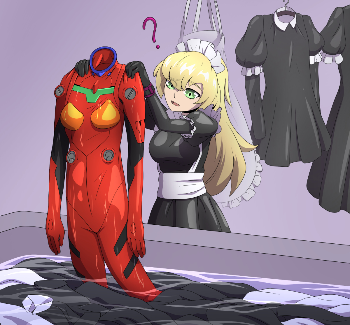 This is a pixiv picture whose title is Wash Day.