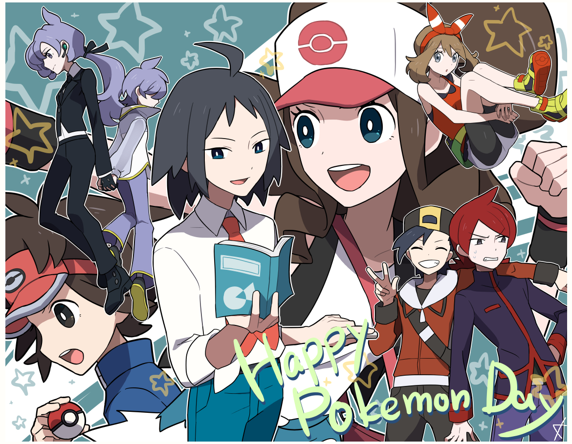 This is a pixiv picture whose title is ポケモンデー！.