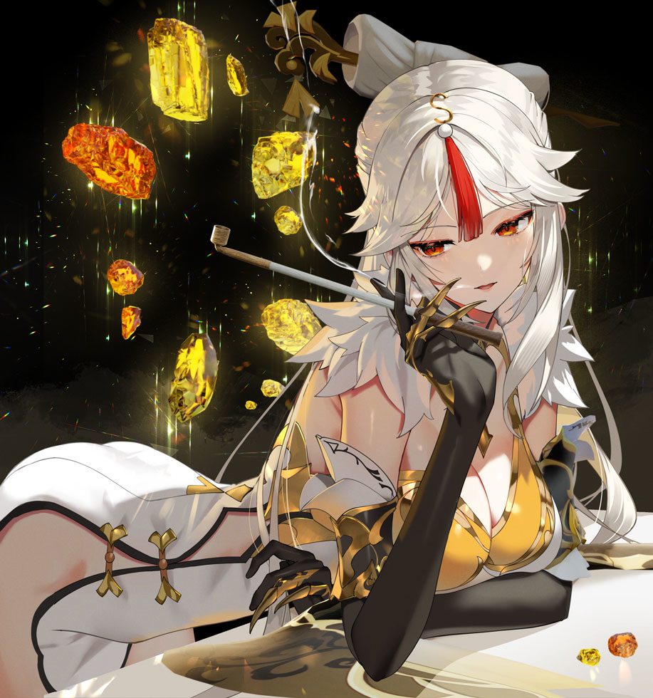 This is a pixiv picture whose title is 凝光.