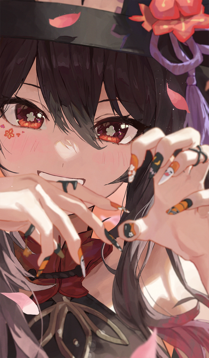This is a pixiv picture whose title is 胡桃.
