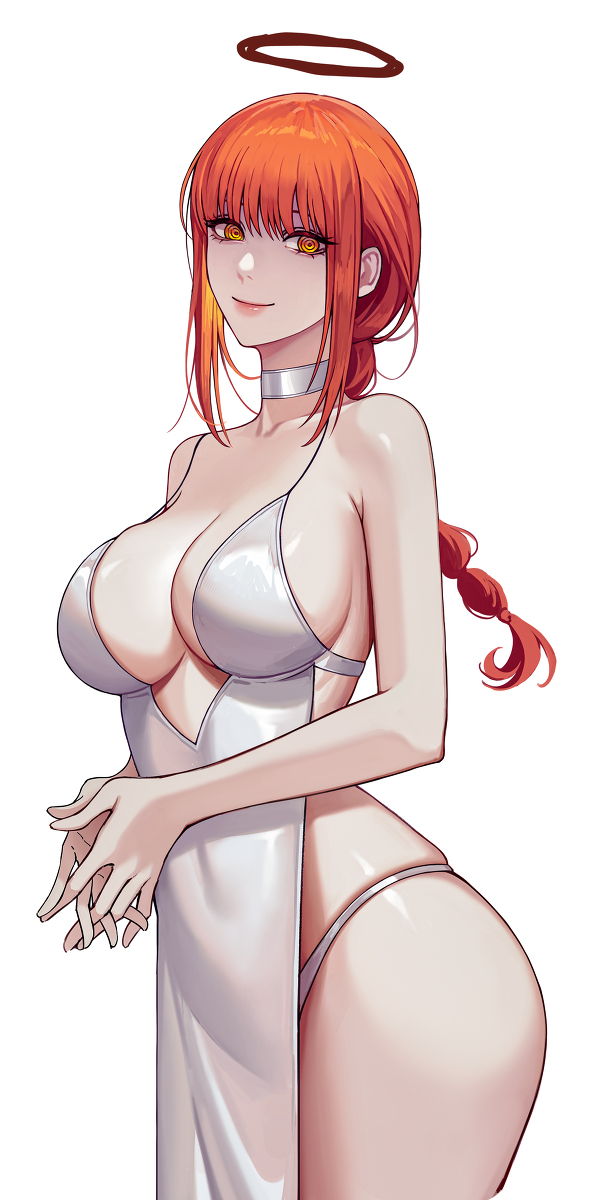 This is a pixiv picture whose title is makima.