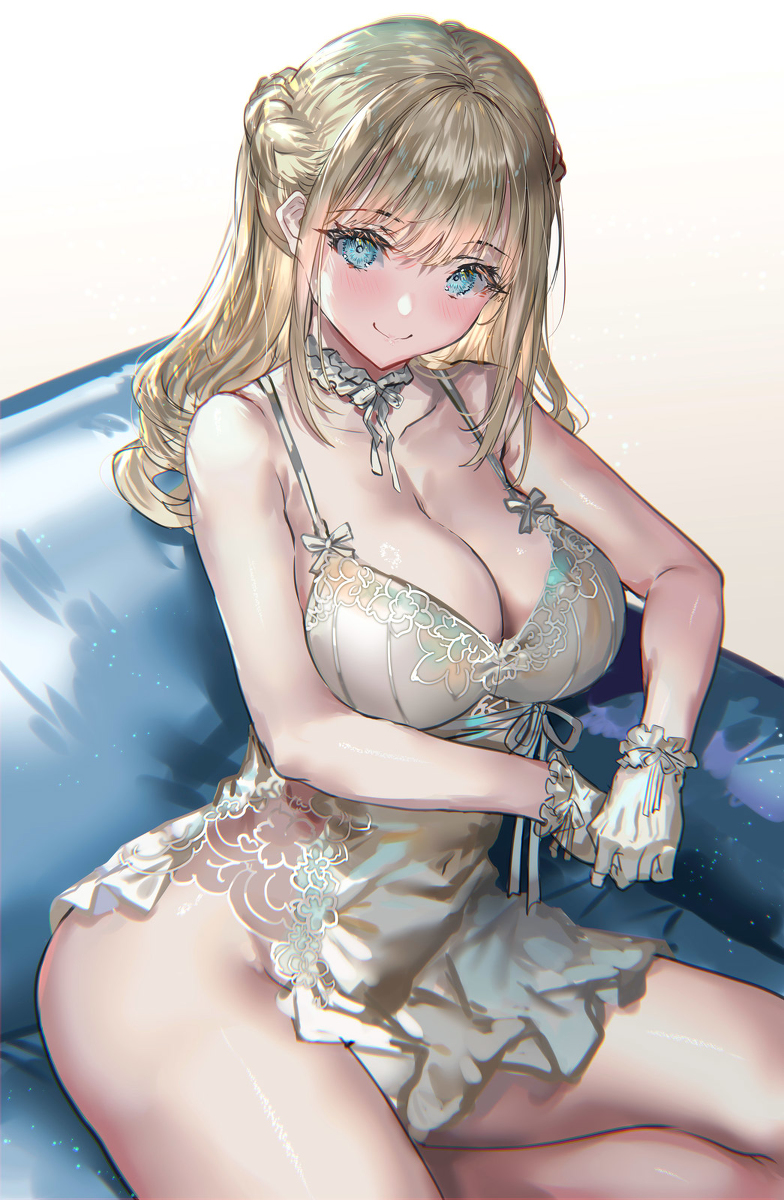 This is a pixiv picture whose title is 金髪お嬢様.