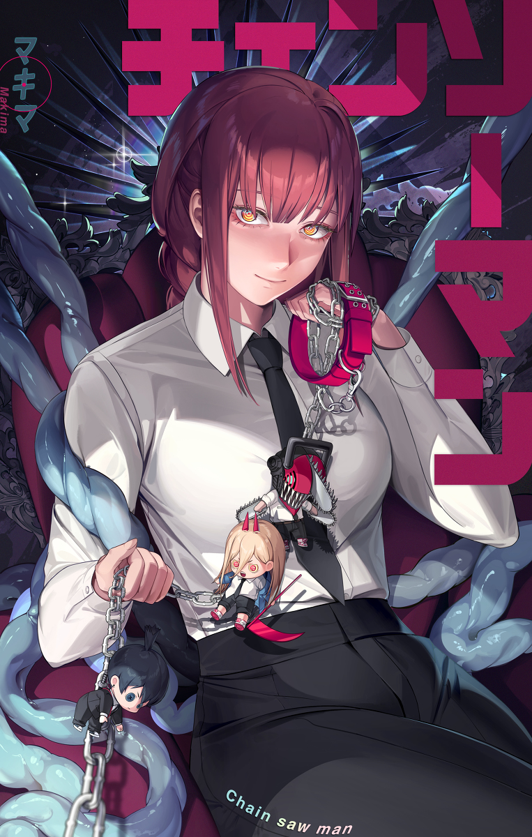 This is a pixiv picture whose title is マキマ.