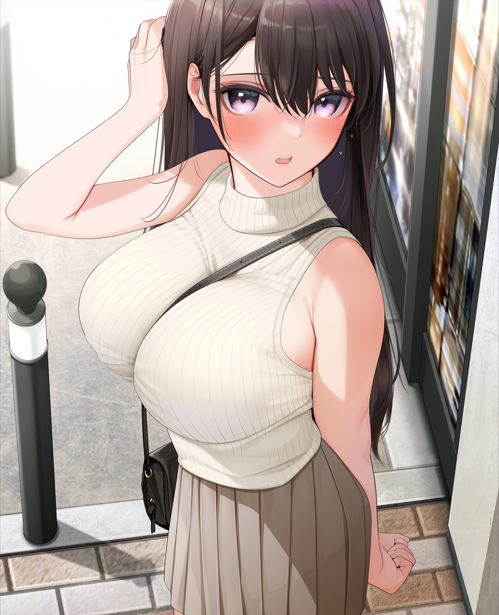 This is a pixiv picture whose title is パイスラッシュ彼女ちゃん.