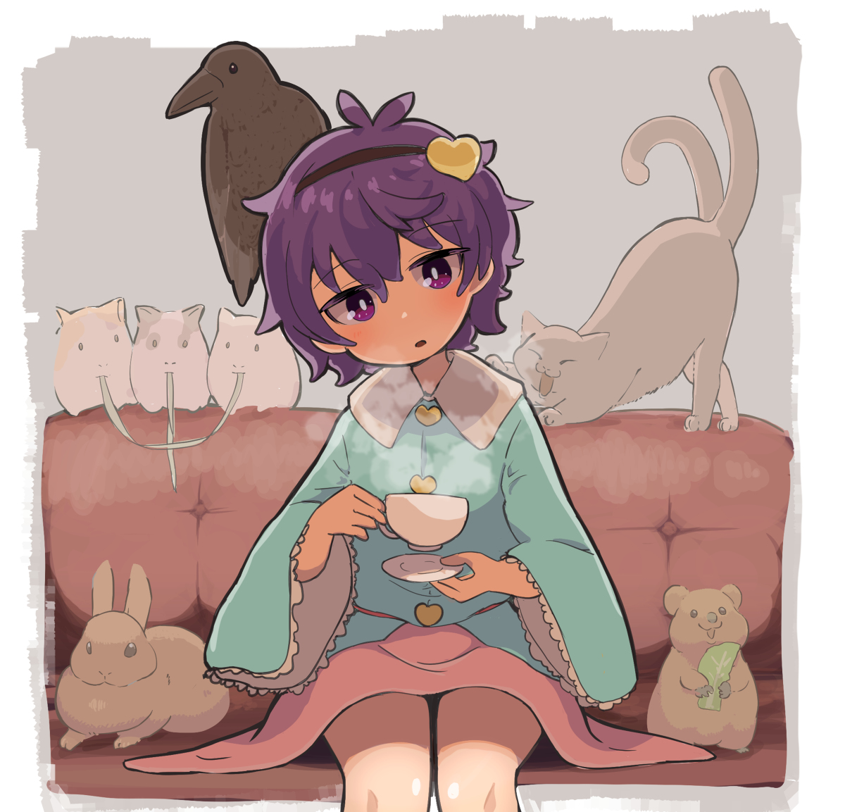 This is a pixiv picture whose title is さとり様.