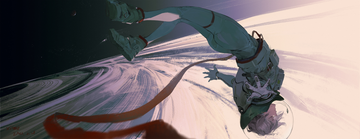 This is a pixiv picture whose title is 唱片.