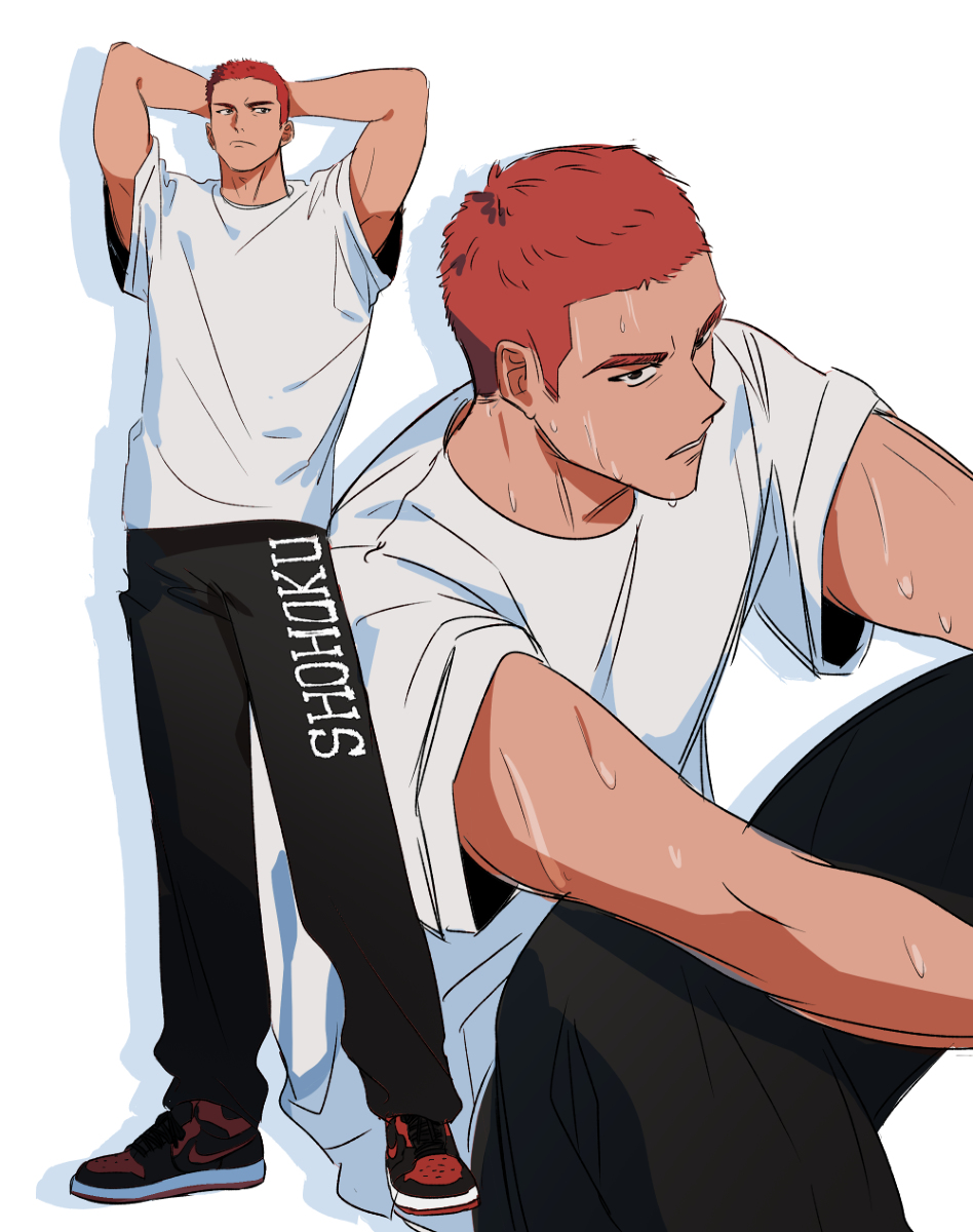 This is a pixiv picture whose title is SLAM DUNK.