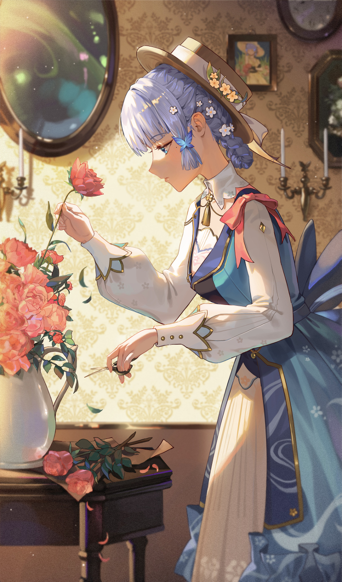 This is a pixiv picture whose title is 生け花.
