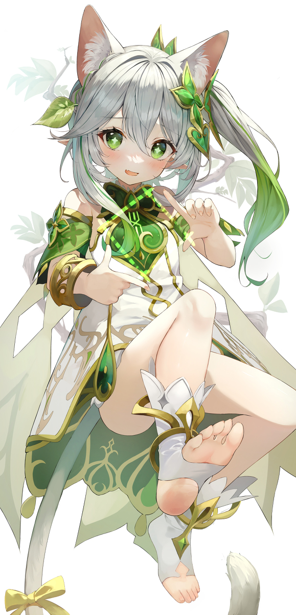 This is a pixiv picture whose title is Neko Nahida.