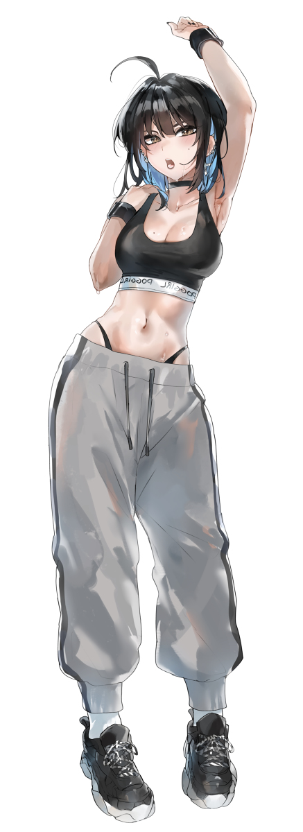 This is a pixiv picture whose title is On top.