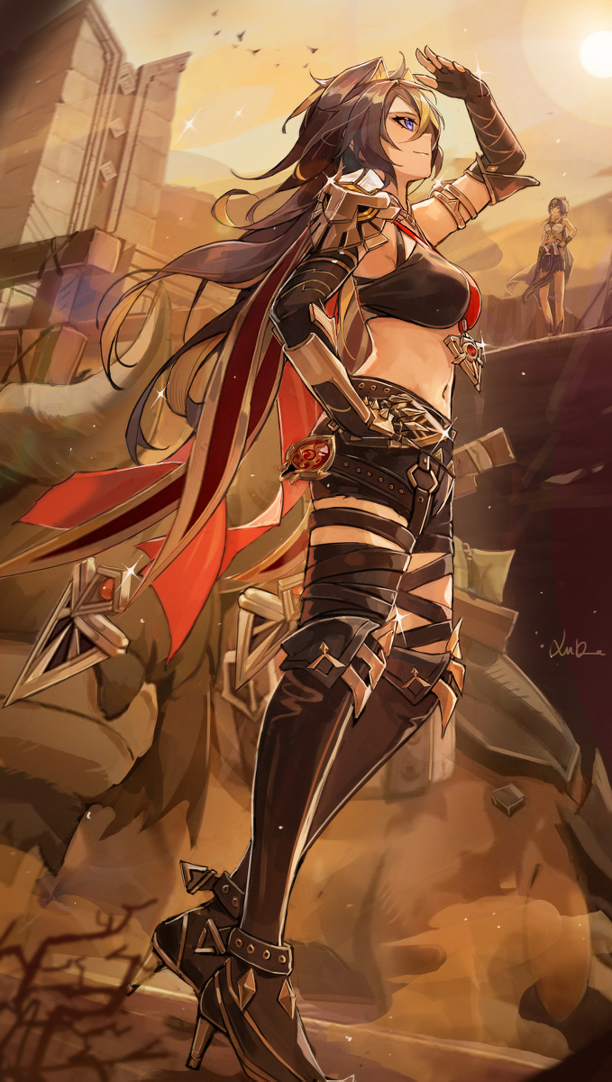 This is a pixiv picture whose title is Dehya2.