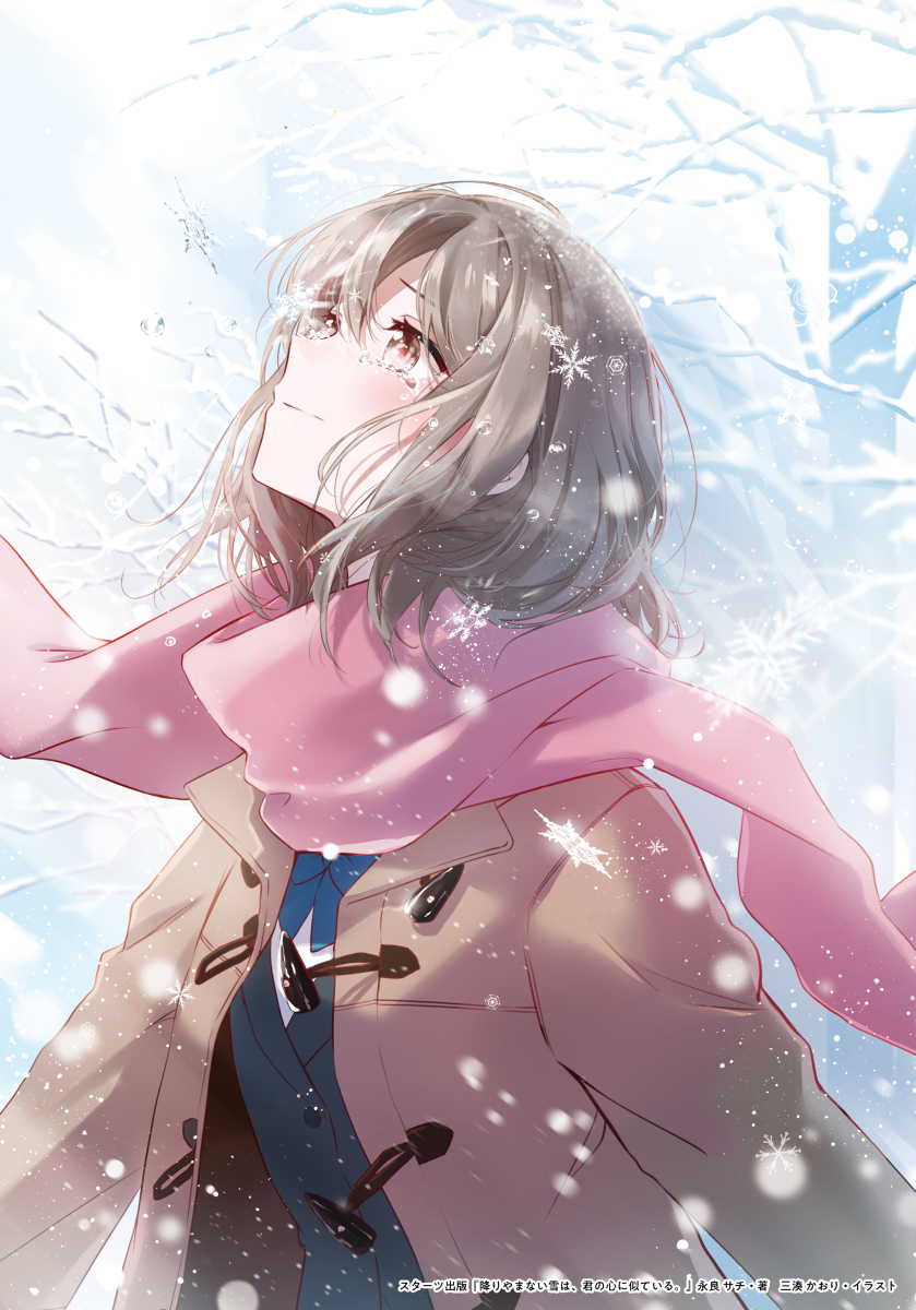 This is a pixiv picture whose title is 降りやまない雪は、君の心に似ている。.