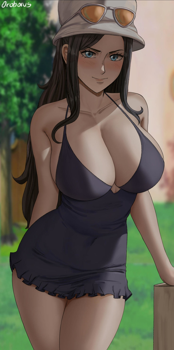 This is a pixiv picture whose title is Nico Robin.