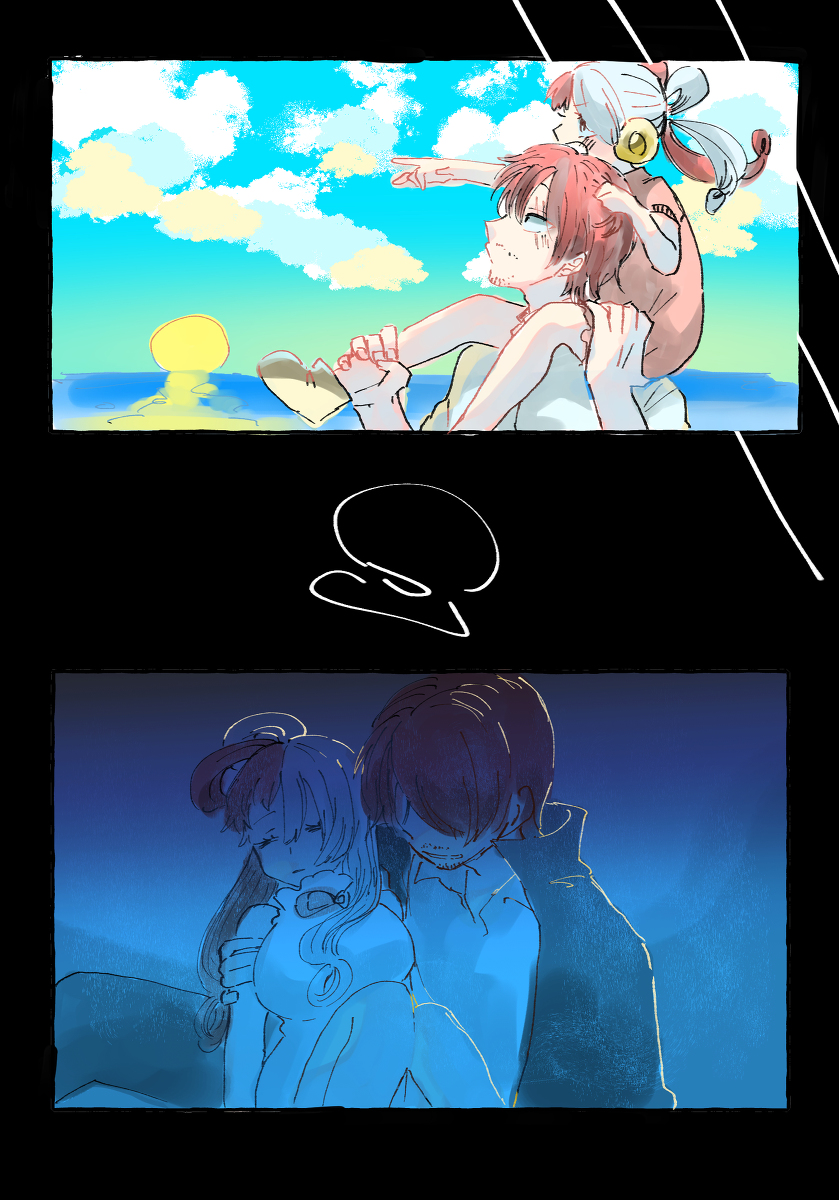 This is a pixiv picture whose title is 後で気づいたってもう遅い.