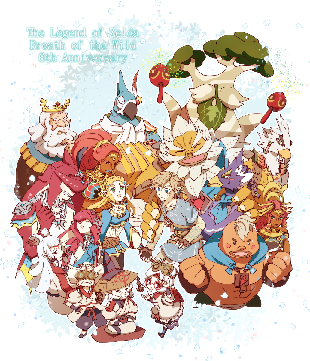 This is a pixiv picture whose title is BotW6周年.