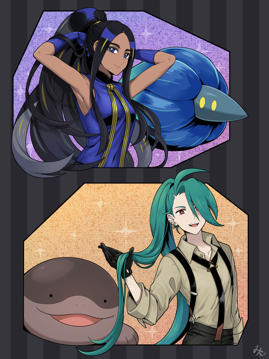 This is a pixiv picture whose title is ポニテ姿が見たかった.