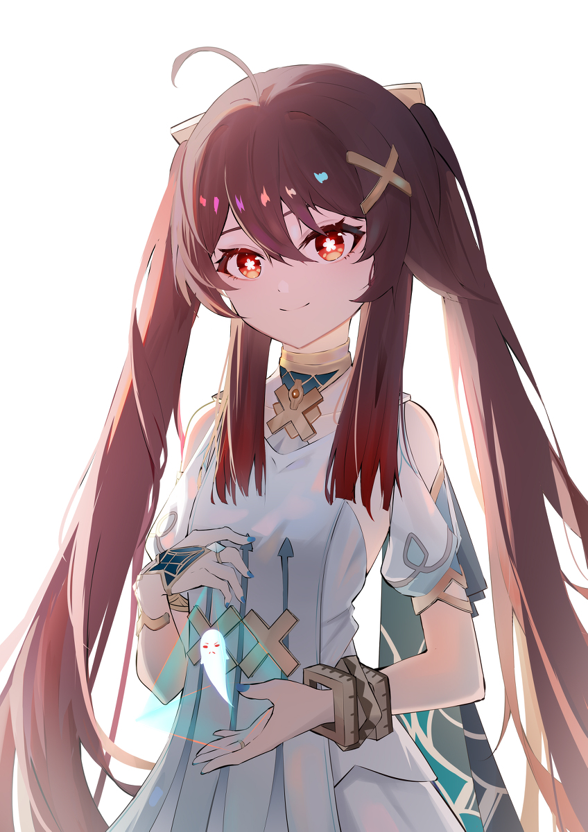 This is a pixiv picture whose title is Faruzan&HuTao.