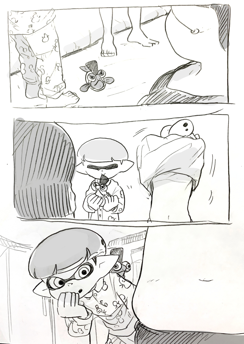This is a pixiv picture whose title is インク日和.